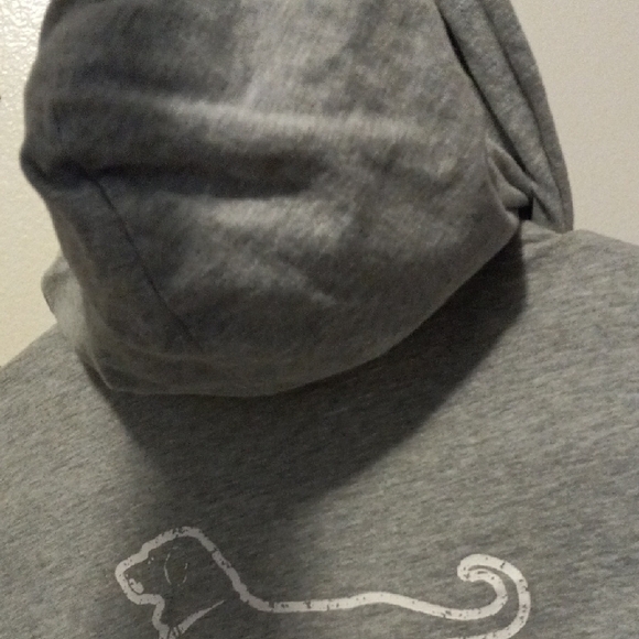 The Black Dog Classic Gray Hoodie - Picture 4 of 7